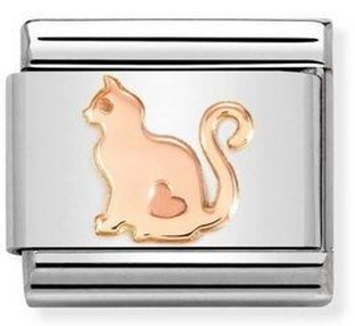 Nomination - Link 9K Rose Gold 'Kot z serduszkiem' 430104 51.jpg